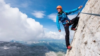 Via ferrata climbing