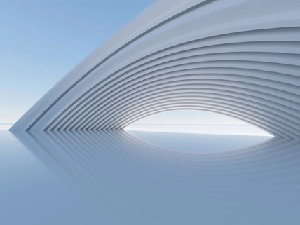 3D rendering exhibition background