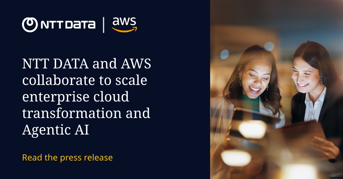 NTT DATA Signs Strategic Collaboration Agreement with AWS to Accelerate ...