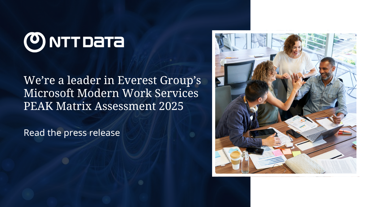 NTT DATA Recognized as a Leader in Everest Group Microsoft Modern Work ...
