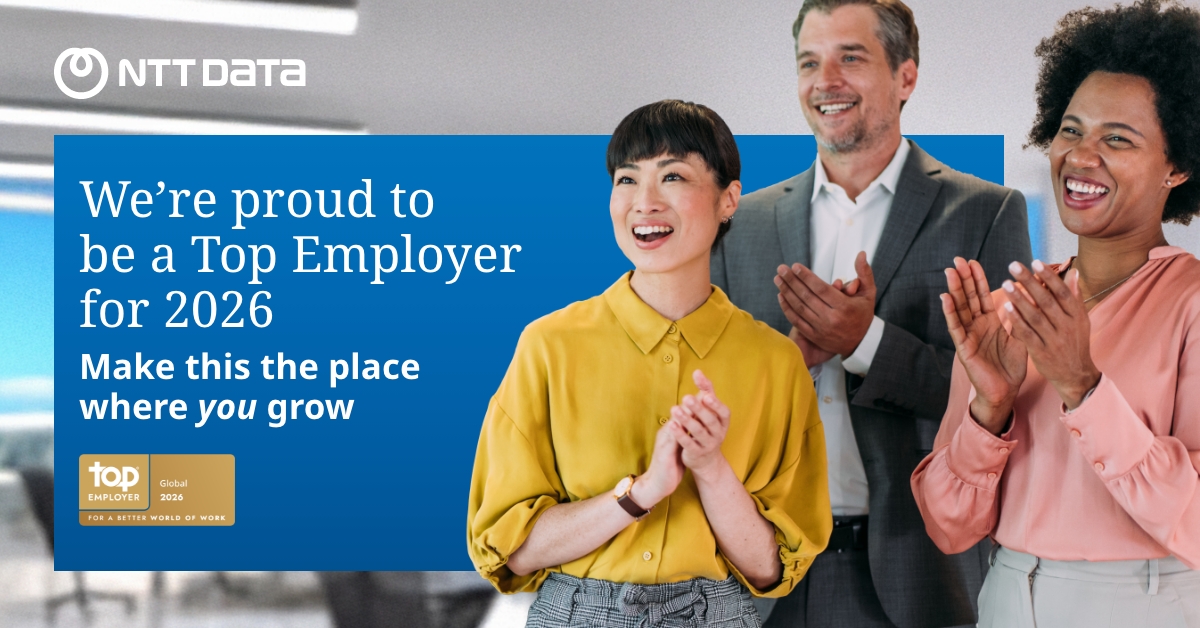 NTT DATA Recognized as a Global Top Employer for Third Consecutive Year