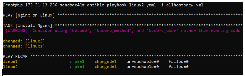 Ansible Playbook YAML