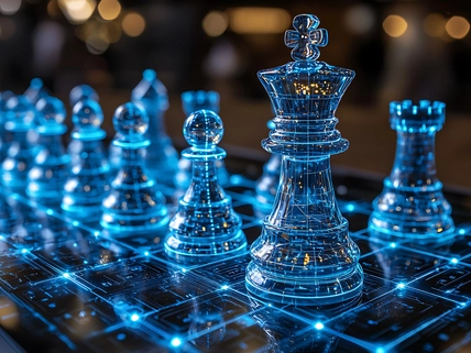 digital chess pieces