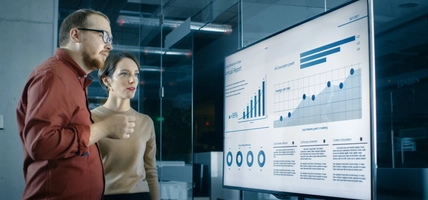 Team doing chats analysis 