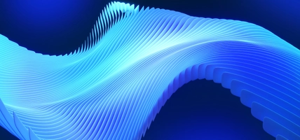 wavy blue abstract image