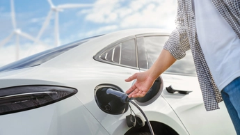 car plugged in to charge