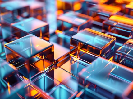 abstract cubes