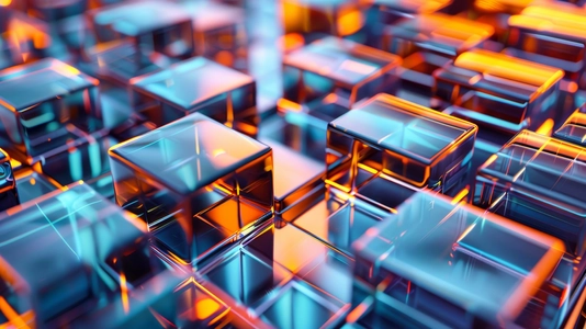 abstract cubes