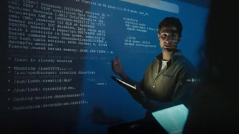 man at large screeen