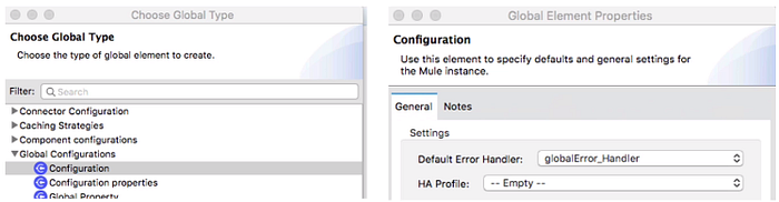 Mule configuration file