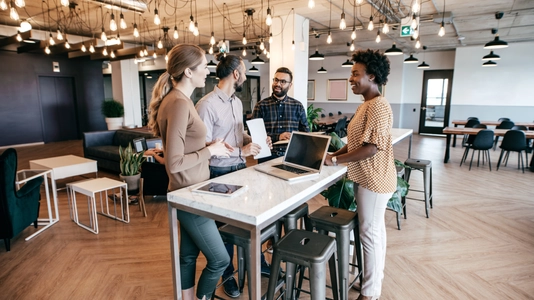 Employee are taking in common meeting