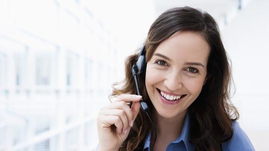 woman smiling