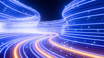 blue swirl lights