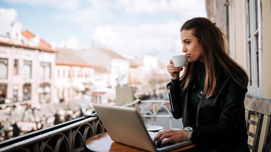 She is doing work as work from home.