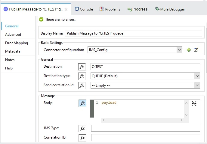 Set the connector configuration