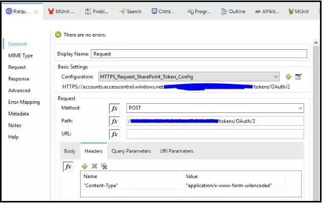 HTTP Request Configuration