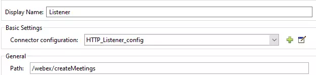 Creating meeting in WebEx 