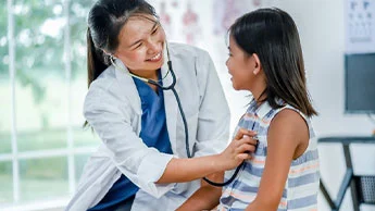 Little Girl at a Check-Up