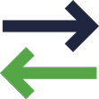 arrow right arrow left icon