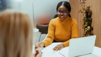 woman in meeting