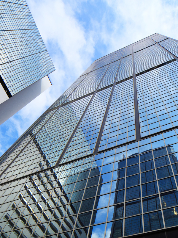 Office building to sky