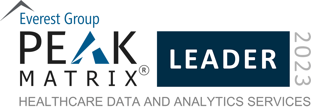 Healthcare Data & Analytics Services 2023 - PEAK Matrix Award Logo - Leader