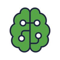 brain circuit duotone icon