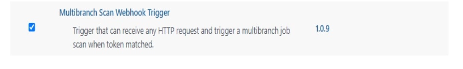 Multibranch Scan Webhook Trigger